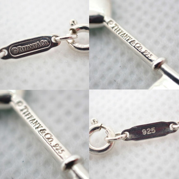 TIFFANY/ 925/blue enamel heart key pendant/necklace - Picture 10 of 10